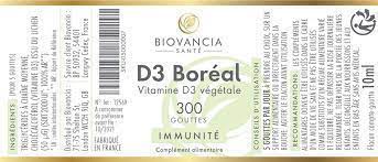 Vitamine D3 Boréal - pas cher - mode d'emploi - comment utiliser - achat